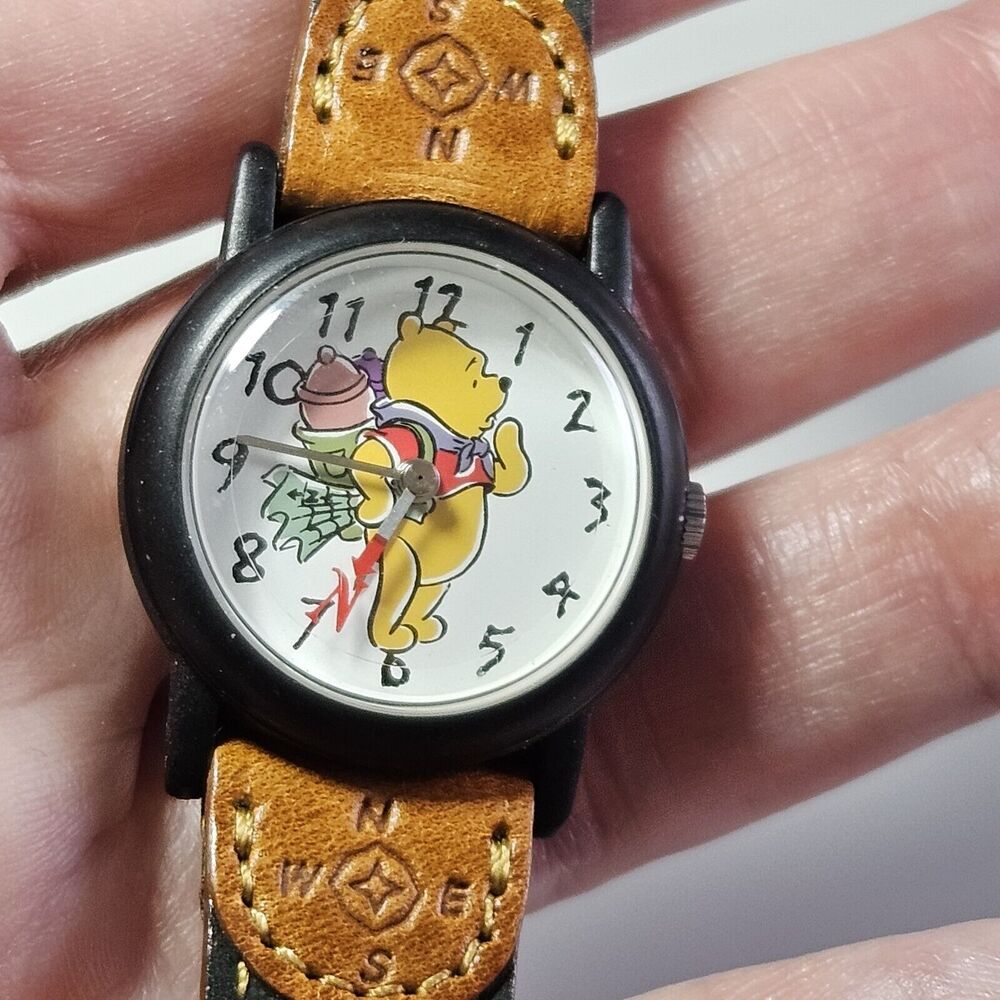 Timex Disney Winnie the Pooh Unisex Watch Brown Leather Band